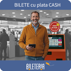 Plata cash la BILETERIA